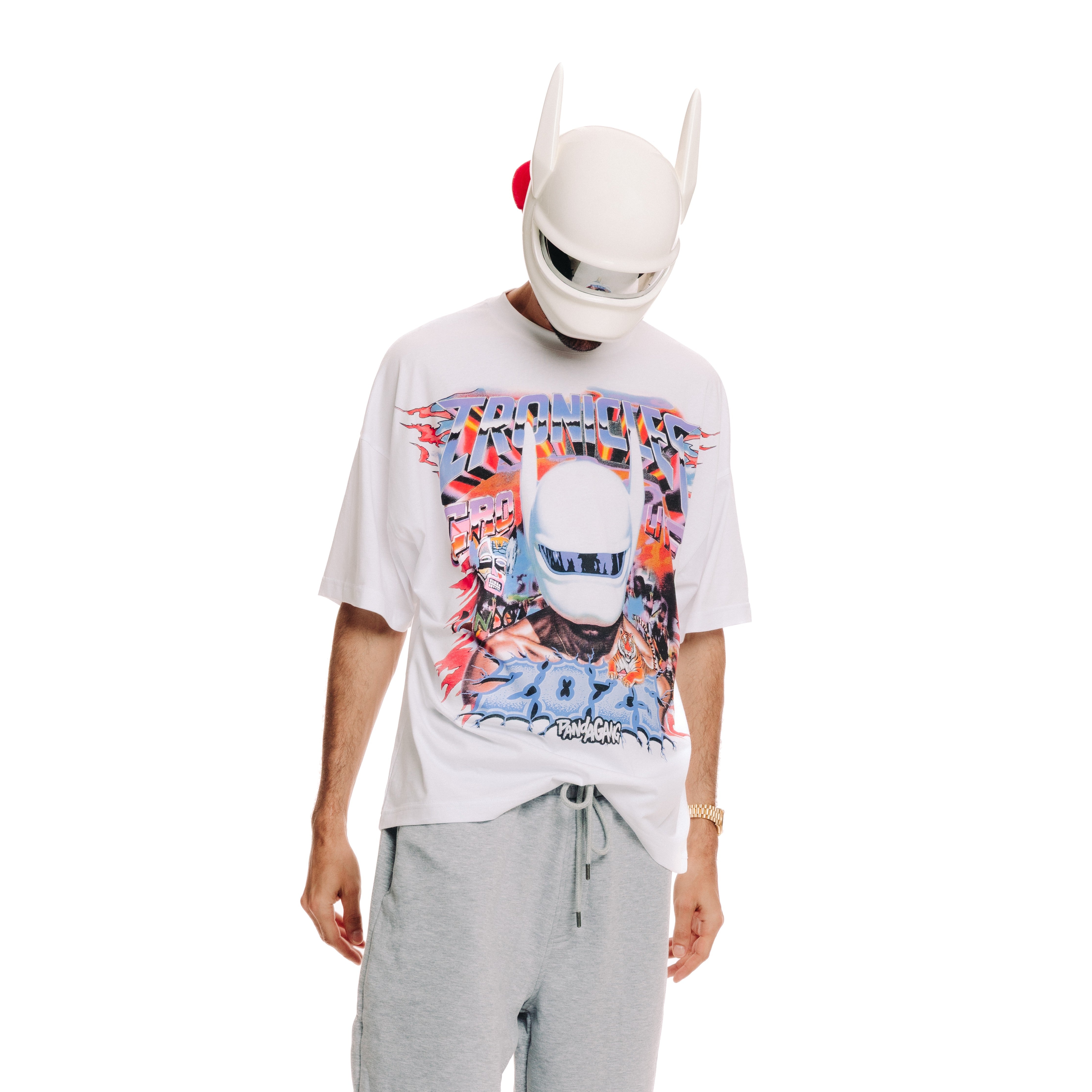 Cro CRONICLES PANDA GANG 202 Shirts 416026